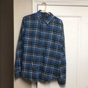 American Eagle Plaid Button Up
